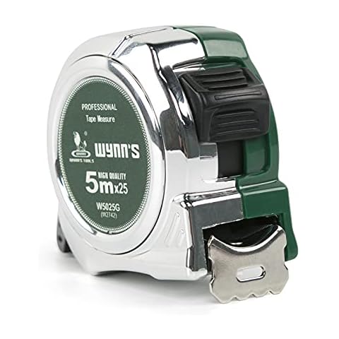 16ft Tape Measure High Precision Measuring Tape, Transparent Steel Tape Measure for Surveyors, Engineers and Electricians, Easy to Read Cover