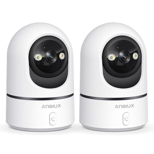 Catálogo para Comprar On-line Camaras para Casa más recomendados. 45 ANBIUX 2K Camara de Seguridad Interior - 2.4GHz WiFi Cámara de Seguridad con Audio Bidireccional, AI Detección de Movimiento, Seguimiento de Personas, Camara para...
