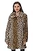 Bellivera Faux Fur Jacket Womens Leopard Coat Long Sleeve Winter Warm Fluffy Parka Overcoat Outwear Tops 18125 Leopard S