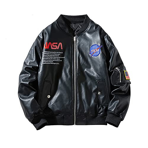 ZANBANG] フライトジャケット MA-1 レザージャケット ジャケット