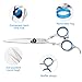 Professional Home Hair Cutting Kit Home Haircutting Scissors Barber Salon Home Thinning Shears Kit with Comb and Case for Men Women