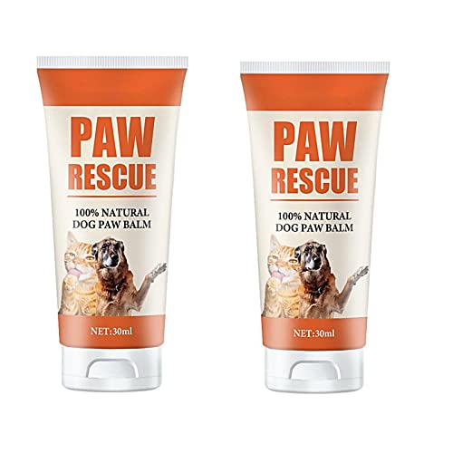 RoseFlower Crema Almohadillas Perros – Crema para el Cuidado de Las Patas de Mascotas – Efectivo y Seguro – para la Piel y Las Almohadillas de Las Mascotas(30ml – Dos Piezas)