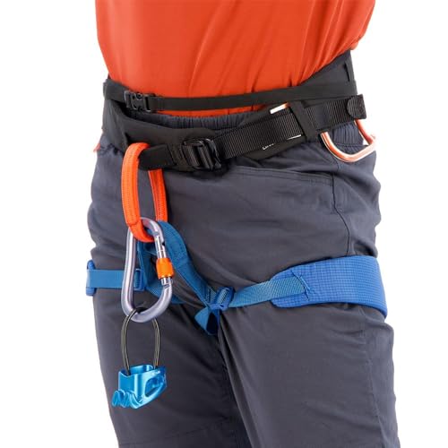 BLACK DIAMOND Men’s Momentum Harness Package | Harness, Belay Device, Locking Carabiner & Chalk Bag | Kingfisher| Large - Thumbnail 4
