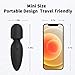 Mini Wand Massager,Small Cordless Handheld Massager with 10 Quiet Vibration Modes, Personal Handheld Rechargeable Massager for Neck Shoulder Back Body [4.35 * 1.18 inches]