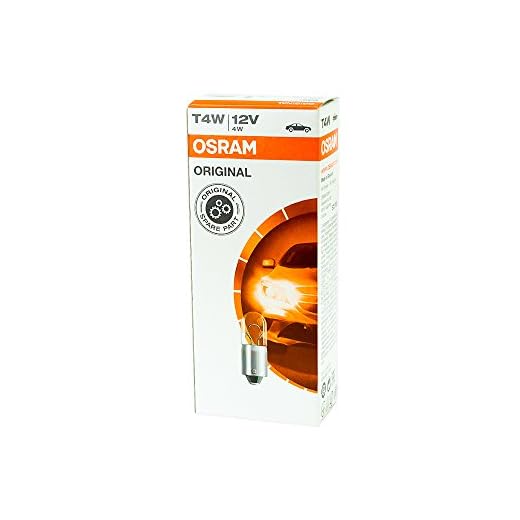 10x OSRAM GLÜHBIRNEN 12V 4W BA9s INNENRAUMBELEUCHTUNG RÜCKLICHT STANDLICHT