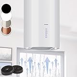 ILUMINACIÓN LED: En todos los niveles de rendimiento de estos extractores de cocina, la campana de Klarstein acompaña con su iluminación LED de color blanco. Los niveles de potencia y la luz se pueden elegir en el panel de control digital de la parte delantera.