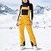 womens snow bibs plus size Snow Suit for Women Ski Bib Fashion One Piece Snowsuit Overalls Waterproof Snowboard Jumpsuit Winter Clothes Yellow