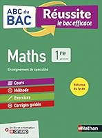 ABC Réussite Maths 1re 2091573973 Book Cover