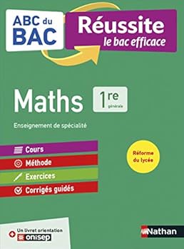Paperback ABC Réussite Maths 1re [French] Book