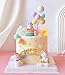 JeVenis Luxury Unicorn Cake Topper & Party Favors - Rainbow Birthday Decoration for Girl