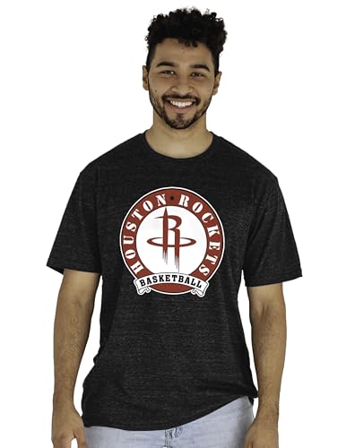 Houston Rockets NBA Officially Licensed Tri-Blend T-Shirt Black, X-Large
