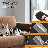 Dreaku Tierhaarentferner Handschuh, Fell Magnet Handschuh, Wiederverwendbare Handschuh Tierhaarentfernung Antistatische für Sofas Kleidung Reinigung Entfernen (2 Stück)