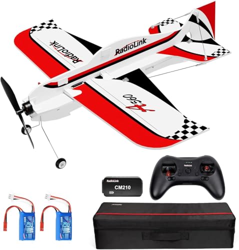 Radiolink A560 Ready to Fly (RTF) 3D RC Airplane 580mm Wingspan with Byme-A Gyro FC, 6 Flight Modes,...