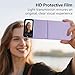 MoShieldwish 4 Pack Screen Protectors for Samsung Galaxy Z Flip 4, 2 Inside Flexible Film + 2 Front Tempered Glass, Scratch Resistant, Touch Sensitive, HD Clear