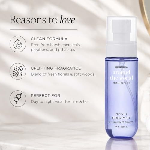 Image of Kimirica Around the world Miami Nights Perfume Body Mist