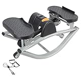 Máquina De Ejercicio Lateral Stepper Rock – Equipo De Gimnasio, Stepper Lateral Portátil Y Silencioso | para Piernas, Glúteos, Abdomen, Mujeres, Hombres, Hogar, Oficina