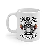 Teecustom Tasse J’peux Pas J’ai Crossfit – Mug Raton Laveur...
