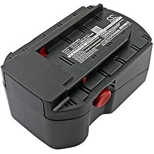 Replacement Battery Compatible for HILTI WSR 650-A WSC 6.5 WSC 55-A24 WSW 650-A TE 2-A UH 240-A SFL 24 2000mAh/24.0V, B 24/3.0 24V B24 B 24/2.0 Battery