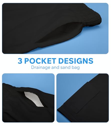 Boys Swim Trunks Swim Shorts Quick Dry Compression Liner Bathing Suit with Boxer Brief Swimwear 7-20 Years 7