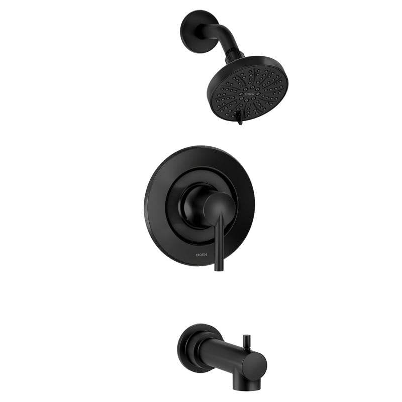 ARLYS Matte Black POSI-Temp TUB/Shower miniatura 1