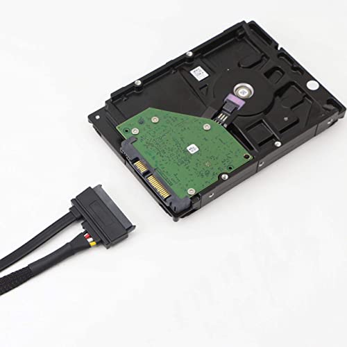 Cable Extensor 2-en-1 SATA y Alimentación IDE 19.7in 2 Paquetes miniatura 4
