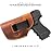 Full Grain Leather IWB Holster Compatible with Glock 17/19/ 19X/ 43X MOS, Taurus G2C/G3C, Sig P365/P365X/ P320/ M18/M17, M&P 9 Shield Plus, Hellcat & Other Full Size Compact Subcompact Pocket Handguns