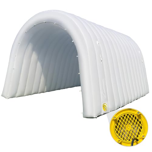 GR8FUN Inflatable Sports Tunnel Entrance 16x10x10FT White...