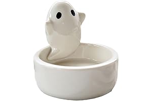 Cartoon Ghost Candle Holder: Illuminate Your Space with an Eerie Glow