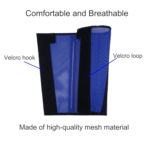 Image of 4 Pack Mesh Fly Boots for Horse Loose Breathable Horse Leggins Protective Horse Leg Wraps Protective Horse Leggings for Preventing Flies Bites (F)