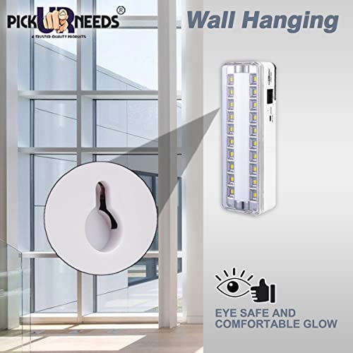 Image of Pick Ur Needs Rechargeable Home Emergency Tube +10 SMD LED Floor Lantern Lamp Light (White 2)