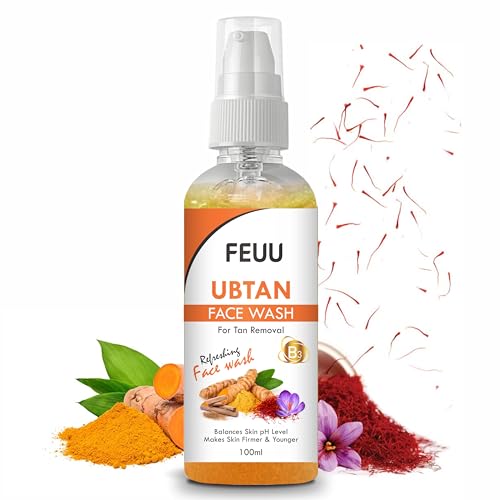 Image of Ubtan Face Wash for Tan Removal, 100ml, Balances Skin pH Level, Makes Skin Firmer & Younger