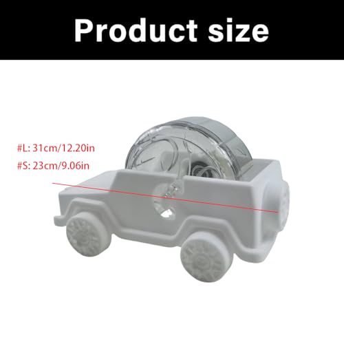 Roue de gerbillon en forme de voiture confortable pour petit animal - 7