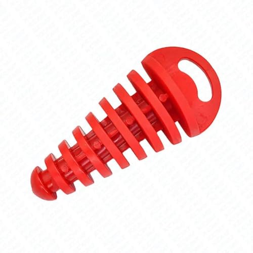 Woniyal Bouchon D'échappement pour Yamaha YBR 125 2000-2025, Moto Cross Silencieux de Lavage Moto Bouchon Tuyau Protection,Red