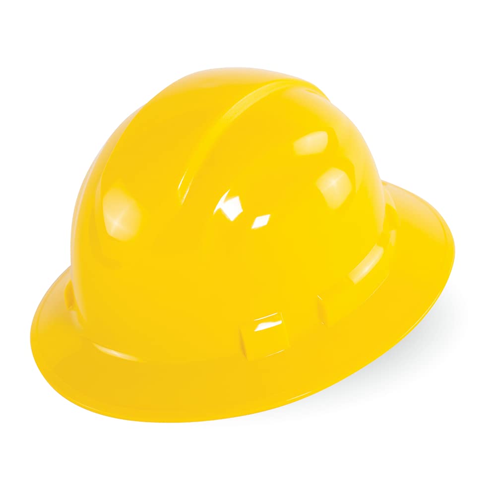 Buy Bullhead Safety Unvented Full Brim Hard Hat with SixPoint Ratchet