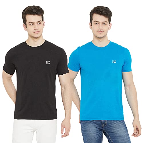 Image of Cotton Solid Regular Fit Half Sleeve T-Shirts for Men