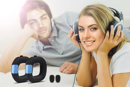 Almohadillas de Repuesto A50 para Astro A50 Gen 4, Gen 5 y A50X, Tela de Malla Transpirable, Espuma de Memoria Más Gruesa, Durabilidad Mejorada | Negro miniatura 3