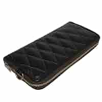 トイズマッコイ ホースハイド レザーキルティング ロングウォレット ブラック TOYS McCOY トイズマッコイ ホースハイド レザーキルティング