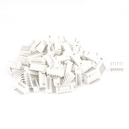 Aexit 110 piezas Conectores macho ángulo recto 6 pines miniatura 1