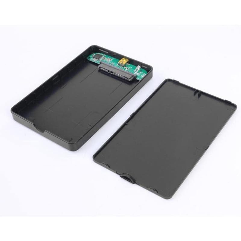 Image of SANCY 2.0 2.5 Inch SATA to USB External Hard Drive Enclosure HDD / SSD, Black Hard Disk Box Enclosure (CC-HDE-2.0)