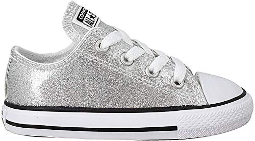 Converse Chuck Taylor All Star Junior Silver Synthetic 1 M US Little Kid
