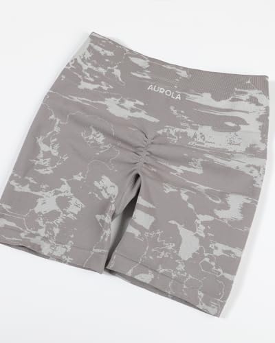 Image of AUROLA Serpent Women's Scrunch Biker Shorts Seamless Workout Shorts