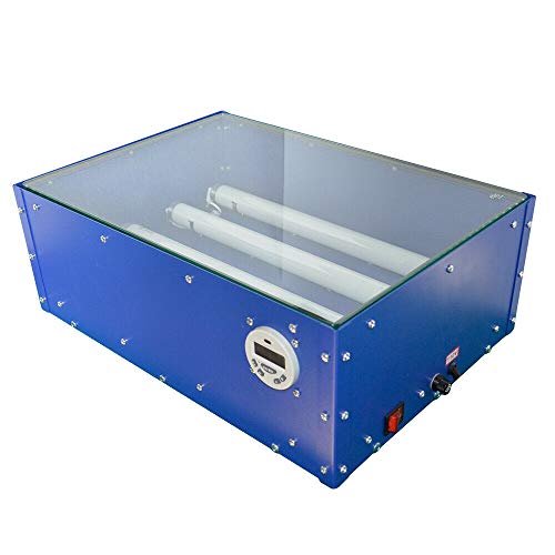 110V 18 x 12in Exposure Unit Silk Screen Printing Plate Making Equipment