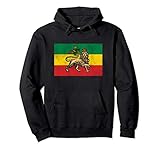 Rastafari Löwe von Judah Reggae Rasta Flagge Pullover Hoodie