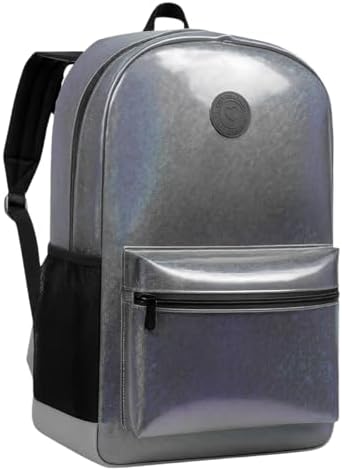 Mochila Feminina Escolar Emborrachada Reforçada Menina Casual Esc...