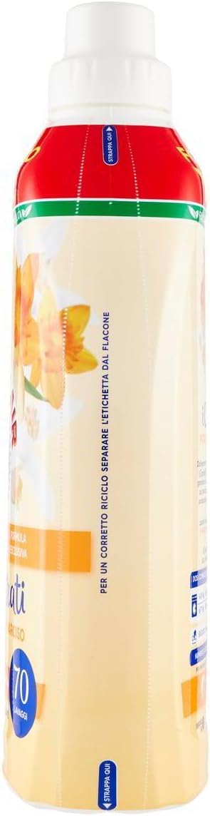 Chanteclair I Concentrati XXL – Suavizante concentrado, aroma a azahar y narciso, para ropa suave y perfumada, 70 lavados, 1400 ml + llavero Beni Culinari gratuito
