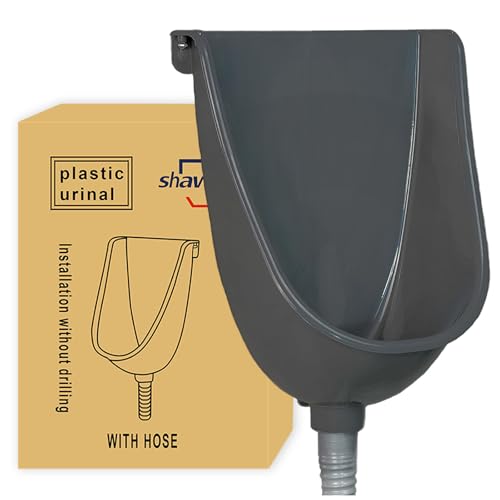 La Mejor Selección de Urinarios que Puedes Comprar On-line. 44 Urinario sin agua para hombres, urinarios de plástico para hombres, desviador de orina de orina de cochera, urinario para exteriores, urinarios de pared para hombres, baño, sin...