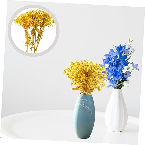 Ramos de flores secas de gypsophila natural para decoración miniatura 5