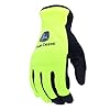 West Chester John Deere JD86018-XL Synthetic Leather Palm Gloves – Large, Hi-Dex Spandex Back Gloves with Reinforced PU Thumb Saddle, Shirred Elastic Wrists #2