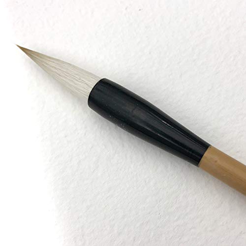 Handmade Calligraphy Brush – Multicolor Watercolor Brush with Mixed Natural Hair – 26 cm Length | 35 mm Hair Length