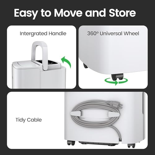 Waykar 6,500 Sq. Ft. 120 Pints 2025 Energy Star Dehumidifier for Home and Basement with Auto or Manual Drainage, Portable, Auto Defrost and Self-Drying, Ideal for Large Rooms by Waykar - Image 9